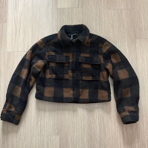H&M Plaid (Fashion) Cropped Jacket